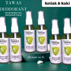 Paket isi 6 Natural Deodoran Tawas Spray Natural (2) 60ml