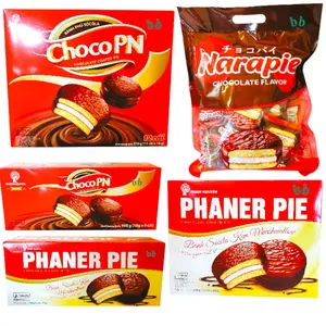 NARAYA NARAPIE PHAM NGUYEN CHOCO PN PHANER PIE Marshmallow Chocolate Pie Import Vietnam Halal