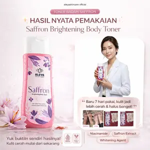Aleya Skincare Expert Toner Badan Saffron 100ml  Pencerah Area Lipatan Hitam