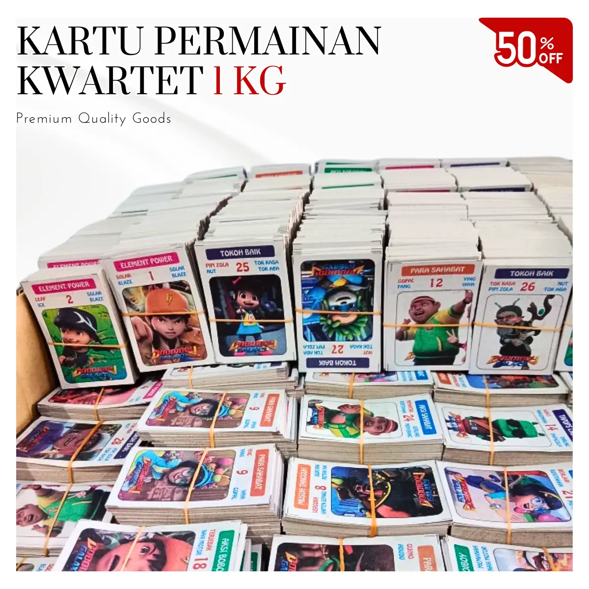 [PROMO MURAH!!!] 1ikat isi 320 KARTU KWARTET MAINAN JADUL️ TERMURAH️ |  KARTU KWARTET MAINAN JADUL Card Cewek Cowok