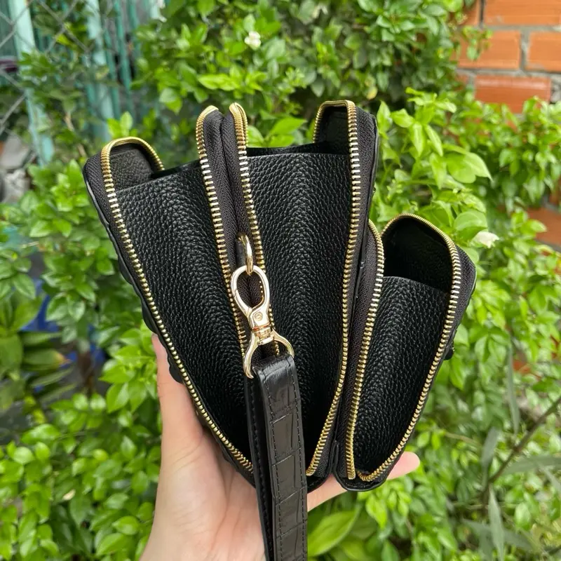 Túi đeo chéo đựng điện thoại da cá Đeo Vai size 19*12 4