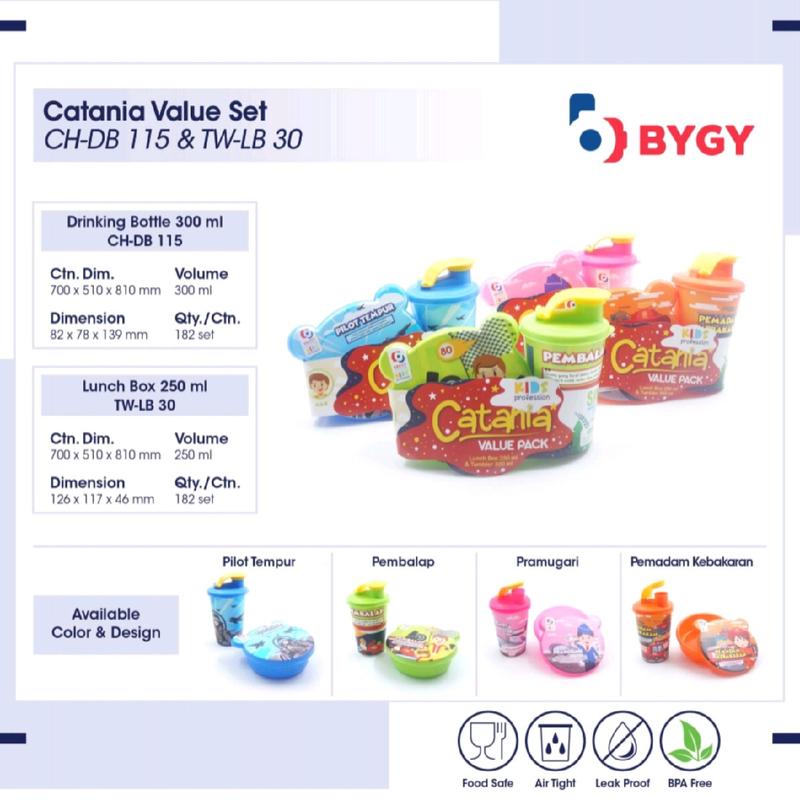 Botol Minum Anak Biggy Fun 300 ml Gambar Profesi - 4 Warna Tersedia - Plastik - Souvernir Ultah - Hadiah Lomba - thumbler anti tumpah Souvenir Tumbler Bottles Kitchenware Water 7