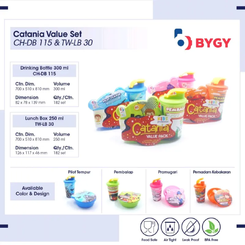 Botol Minum Anak Biggy Fun 300 ml Gambar Profesi - 4 Warna Tersedia - Plastik - Souvernir Ultah - Hadiah Lomba - thumbler anti tumpah Souvenir Tumbler Bottles Kitchenware Water 6