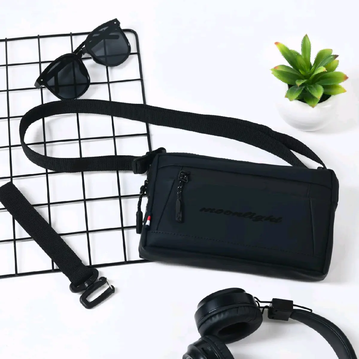 Clutch Bag Tas Selempang Anti air Slingbag Pria