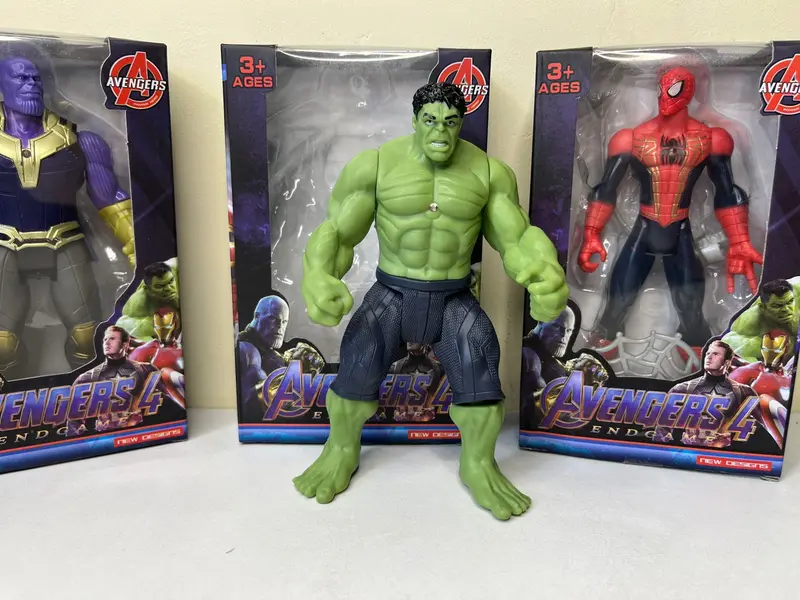 Mainan Anak Robot Hulk Avangers Ukuran Besar Dada Bisa Nyala Tanpa Batrey 4