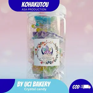 KOHAKUTOU 1000 ml crystal candy JELLY crystal kemasan Toples freshpack