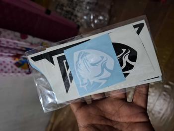 Product Review of cutting sticker motor gc sp team arogan 1 paket dapat 4 logo Motorcycle from B**🧡 0
