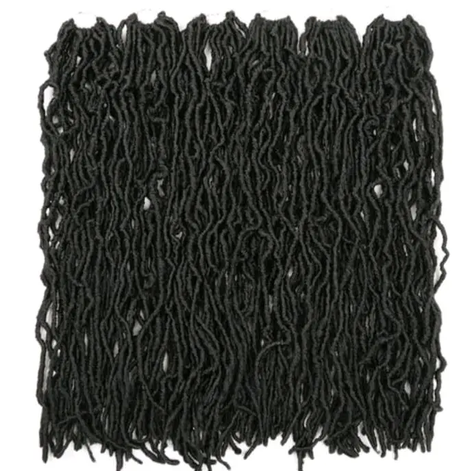 Rambut Sambung Nu Locc Isi 12 Pcs Rambut Sulam Keriting Rambut Sambung Braids Rambut Anyam Spesial Braiding Hair Various Hair Accessories 1
