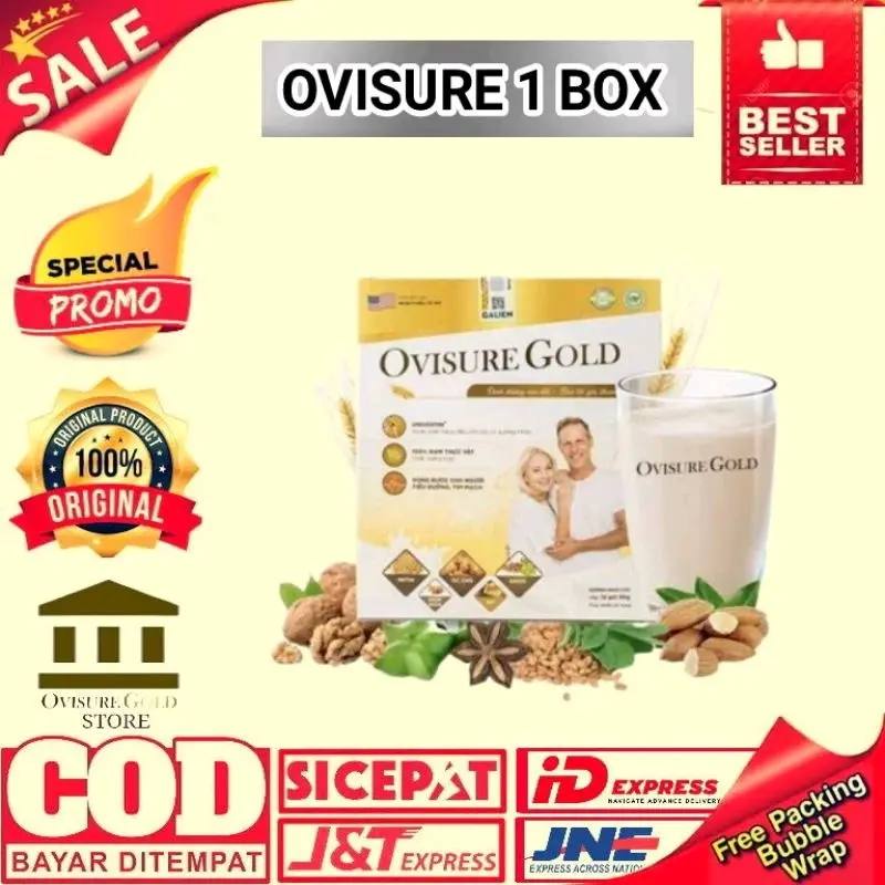 OVISURE GOLD MILK SUSU OBAT TULANG DAN SENDI YG SEHAT 100% DIMFOR USA 0