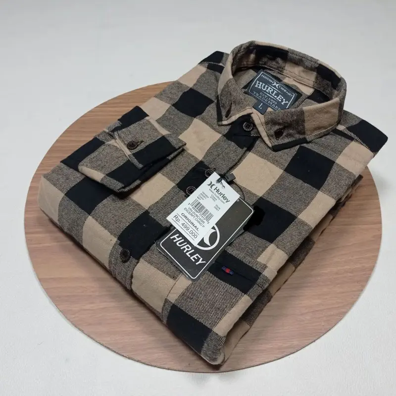 KEMEJA FLANEL LENGAN PANJANG MOTIF GARIS KOTAK  TERBARU PRODUK PALING BAGUS ALL VARIAN 6