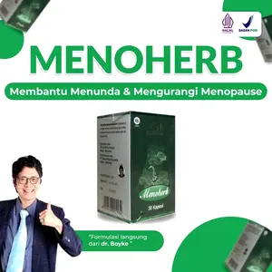 Wish Menoherb Dr Boyke Original Wanita Lanjut Usia untuk Meredakan Gejala Menopause isi 30kapsul