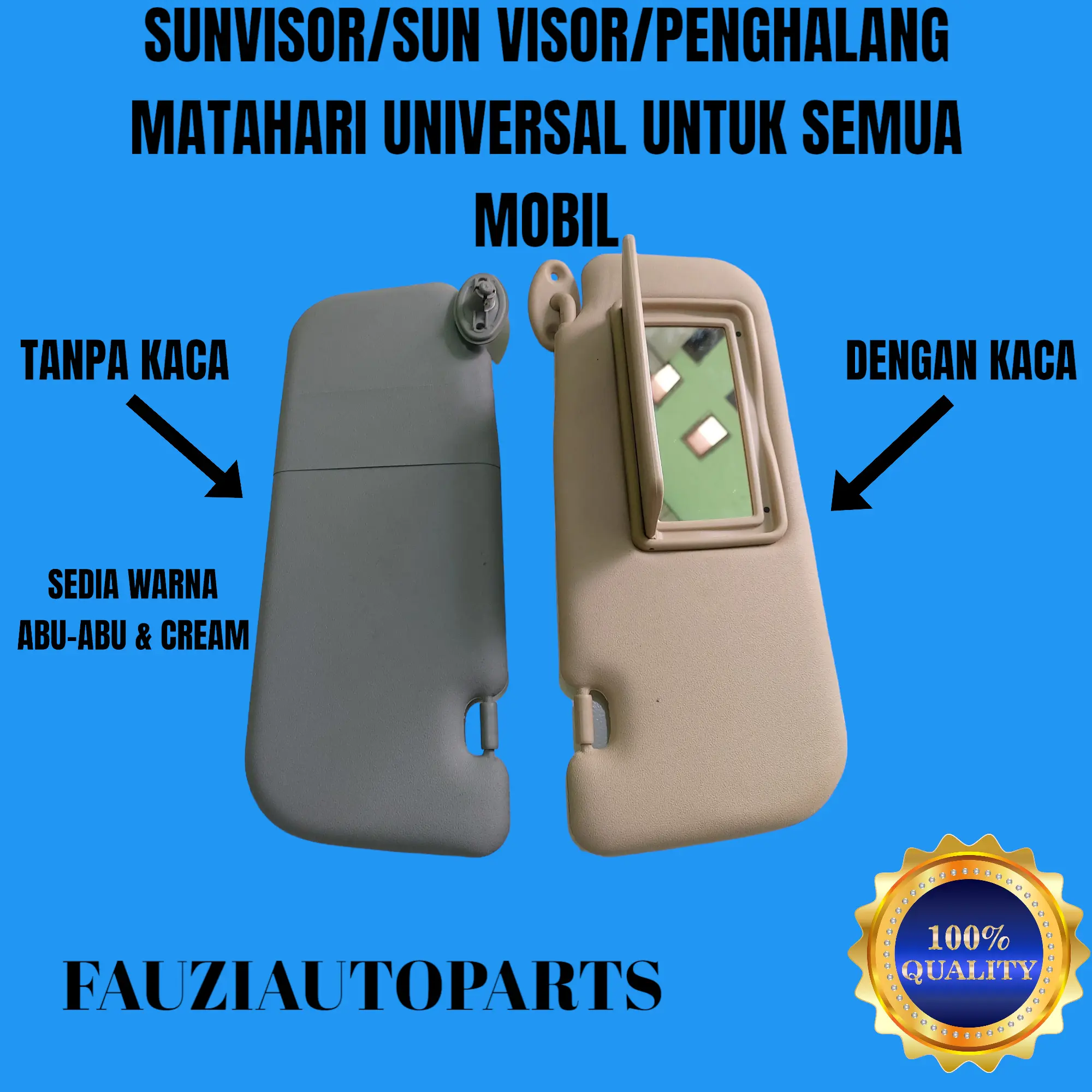 SUNVISOR ATAU PELINDUNG MATAHARI UNIVERSAL SEMUA MOBIL