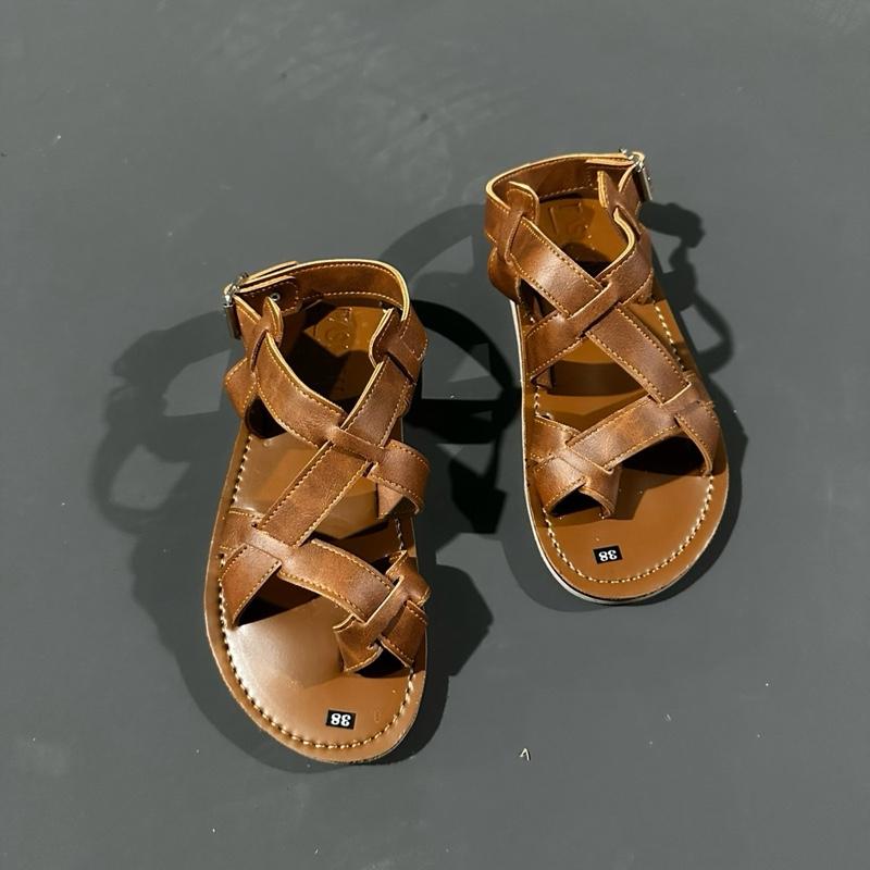 SANDAL NAM NỮ THỜI TRANG CHỐNG NƯỚC. sandal da bò. PU cao cấp  có đủ size nam và nữ Đế Bằng