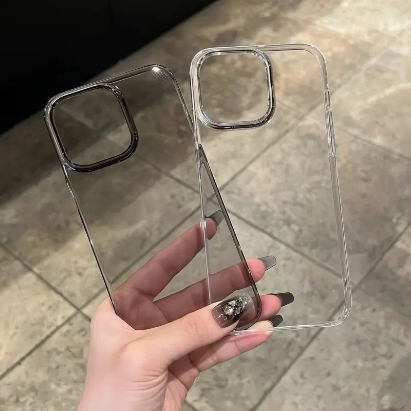 ( Ốp cứng )Ốp lưng trong cứng siêu mỏng không ố màu cho iphone 16/15/14/13/12/11/pro/promax/plus-lkg 0
