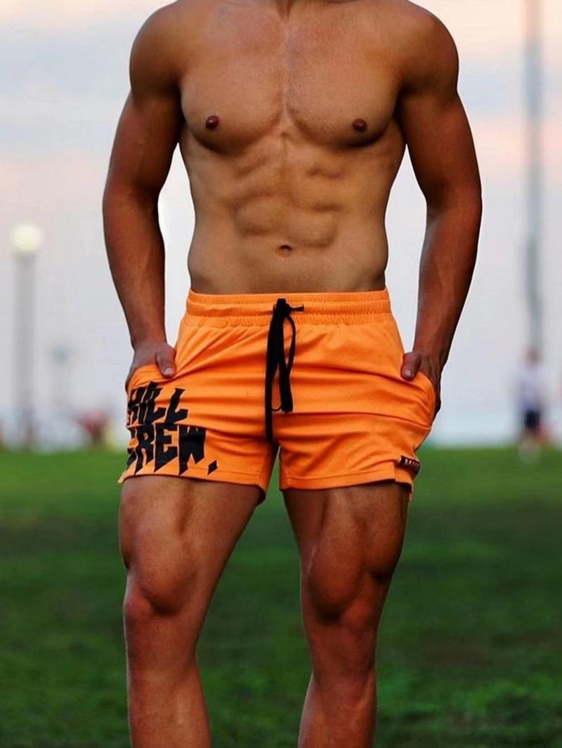Product Introduction of [6 Colors] Men's American Trend Star Printed Street Casual Shorts Hip Hop Quick Dry Basketball Short Pants 6
