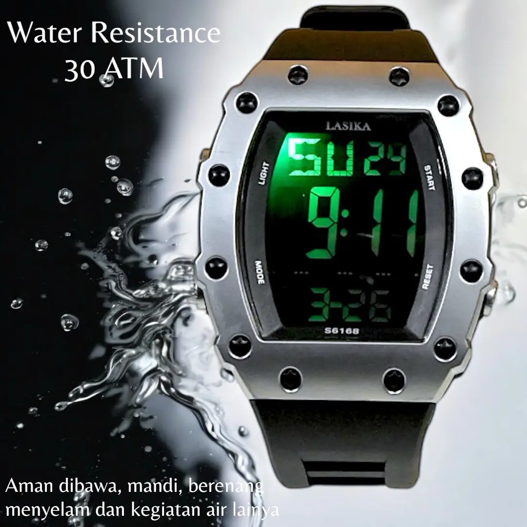 Jam Tangan Pria Wanita Unisex Anti Air Anti Beku Jam Tangan Keren Jam Tangan Digital Watches free Box