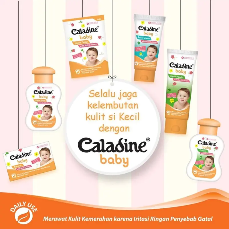 Caladine Baby Liquid Soap 200 ml | Sabun Mandi Bayi Anti Iritasi & Gatal 200 ml 3