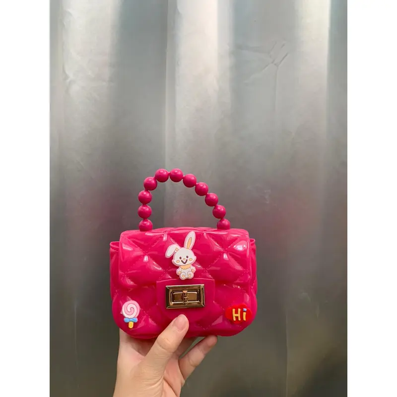 Tas Jelly Mini - Bisa untuk Anak dan Ibu - Slingbag Mini - Tas Selempang Mini Jelly - Dengan Tali Rantai 4