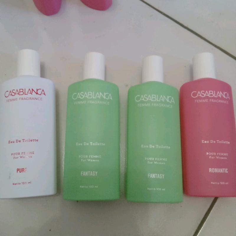 Parfum Casablanca Glass Spray Cologne Perfume 100ml Kaca Wangi Uniseks Laki-Laki Parfum Wanita 1