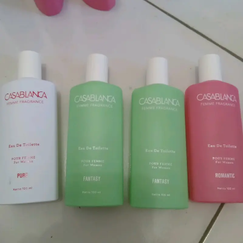 Parfum Casablanca Glass Spray Cologne Perfume 100ml Kaca Wangi Uniseks Laki-Laki Parfum Wanita 1