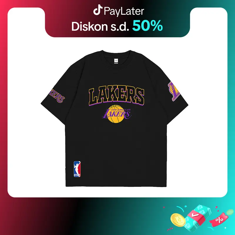 Otsky Kaos Pria Ft Lakers Black X GM004 Cotton 24s 0