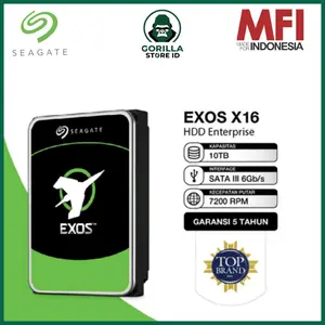 SEAGATE EXOS X16 HDD/ Hardisk Enterprise 10TB SATA 7200RPM