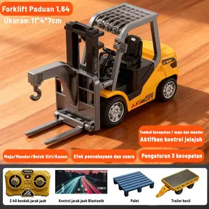 COD 1/64 Mainan Lampu Anak-anak Model Mobil Remote Control Toys Paduan Gantung 2.4G Mini Presisi Tinggi 1/64 Dengan Kecepatan Dapat Disesuaikan kids  toys