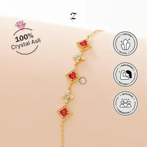 (SPECIAL LIVE) - S925 Ruby Riddle Bracelet