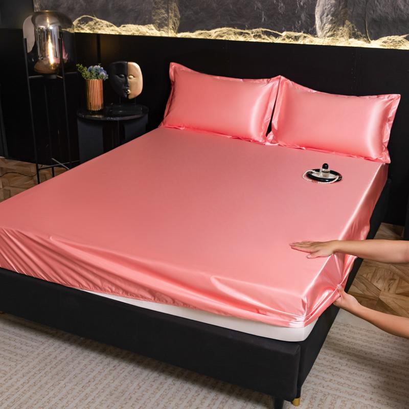Product Introduction of Luxury 100% Waterproof Mattress Protector Premium Brushed  3/4/5/6 inches Size Fitted Bedsheet Soft Anti Bacterial Smooth silk r Waterproof Heart Quilted Fitted Sheet c adar cantik 33