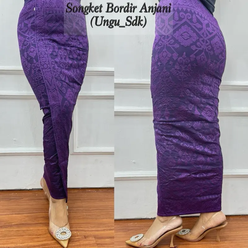 KAMEN JADI SONGKET BORDIR  BENANG ALAM STRAIT - Produk Unik dan Menarik 0