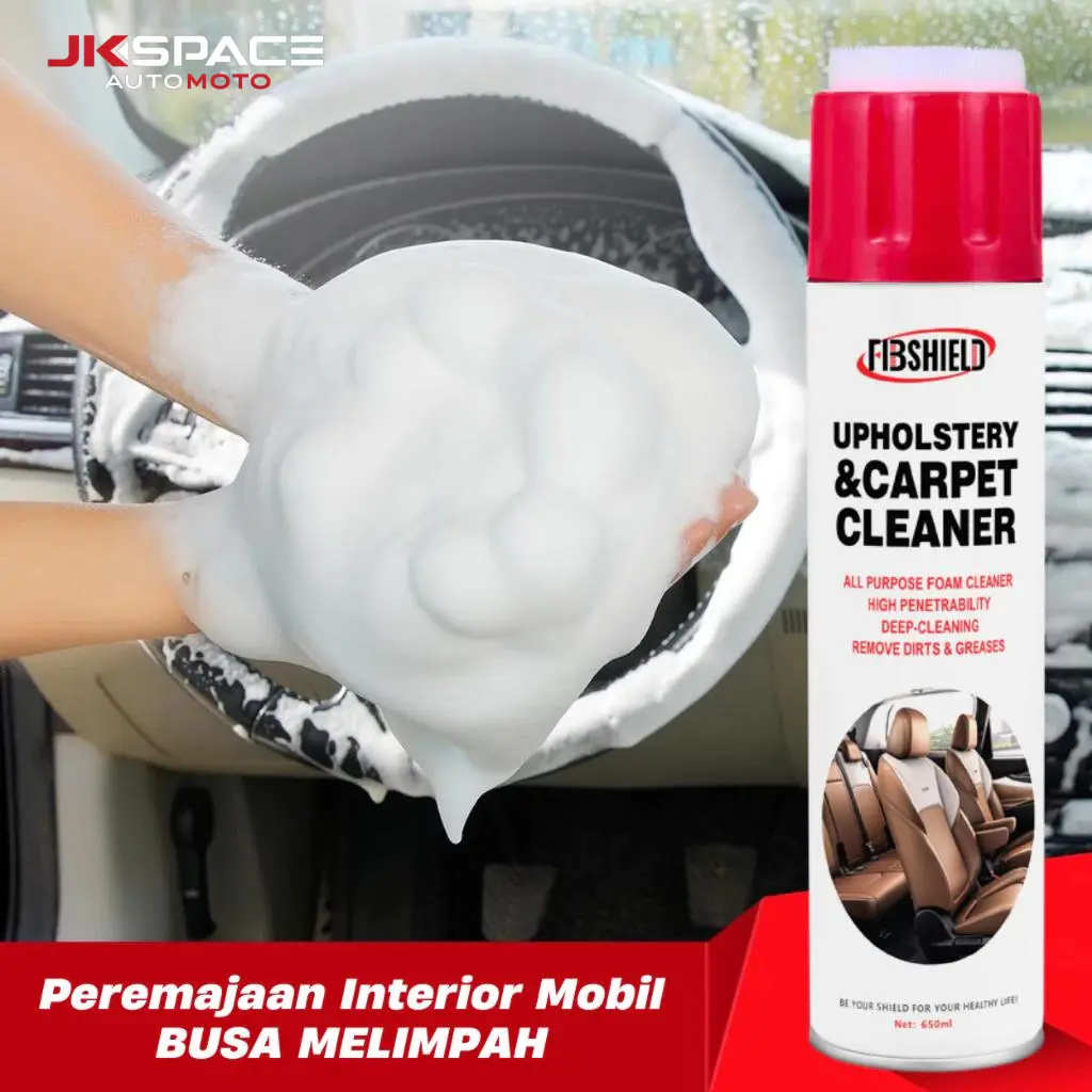 JK SPACE Foam Cleaner Multifungsi/Pembersih interior mobil/Car foam cleaning/Dry Cleaner Agent