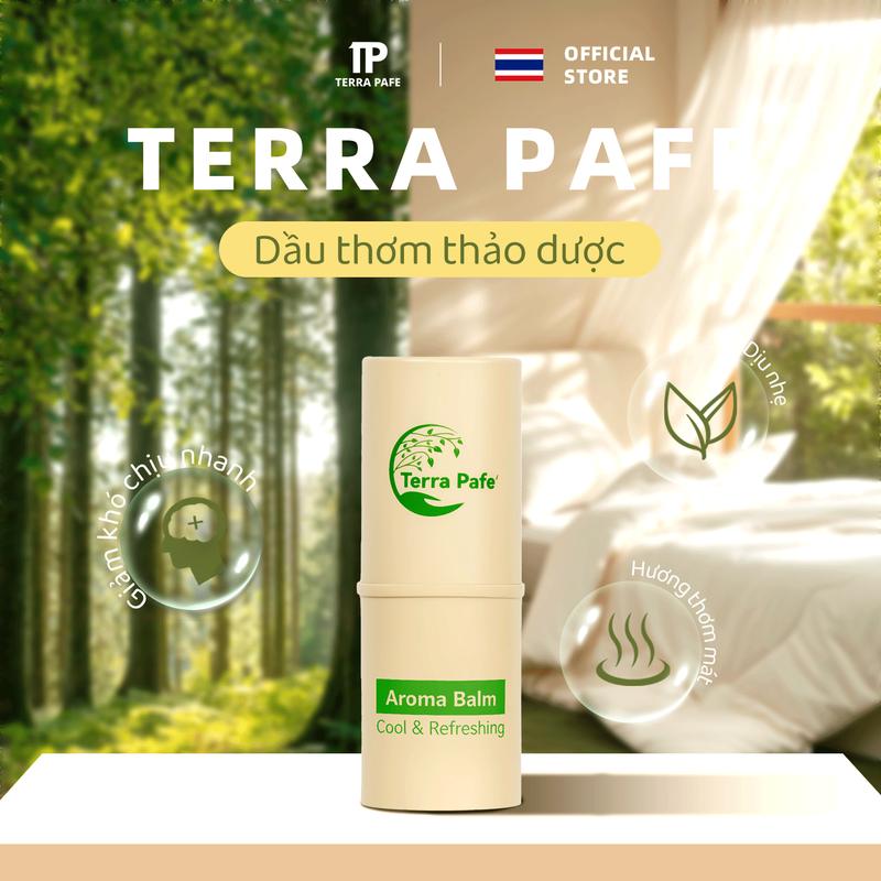 Dầu thơm thảo dược Terra Pafe - Hương thơm tươi mát và thư giãn, tiện lợi mang…