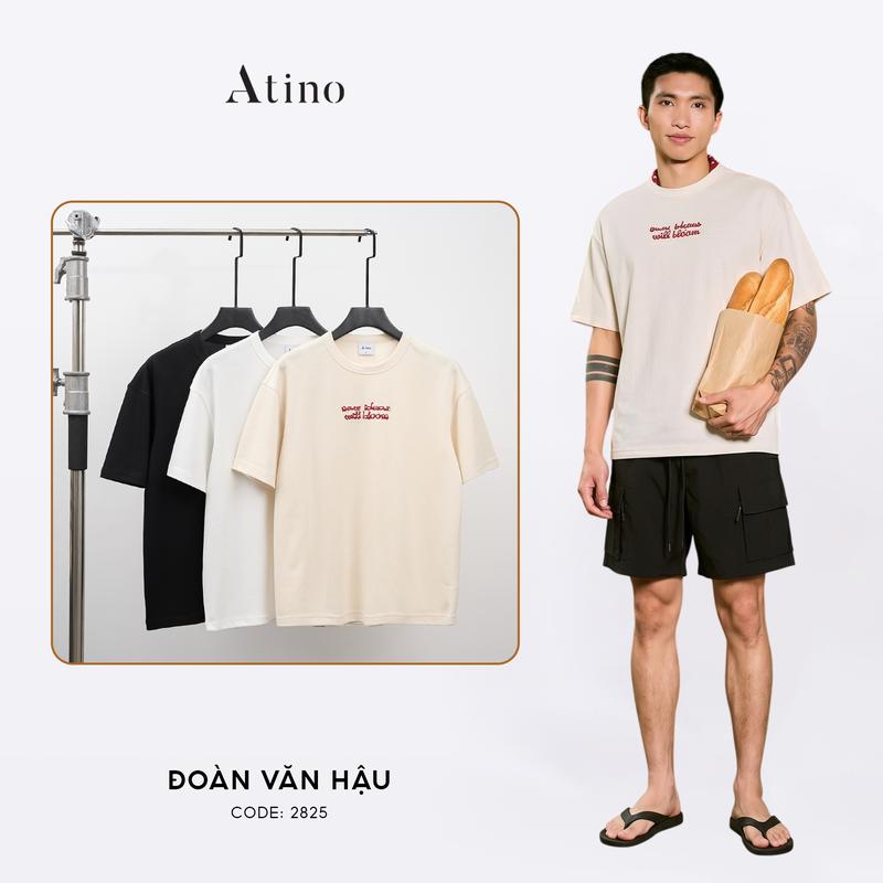[Đoàn Văn Hậu] Áo Phông ATINO Phong Cách Hàn Quốc Năng Động L.3.2825