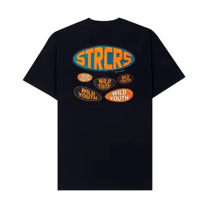 STARCROSS Kaos Pria DBT ALL OVAL 2 Black Cotton Combed 24s Crew Neck Short Sleeve Regular Size S M L XL XXL New with Tags