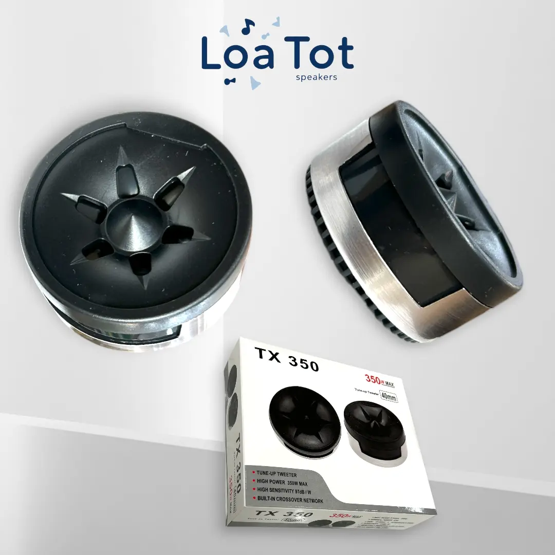 Loa Tweeter Xe Hơi TX-350 350W - Hàng Nhập Khẩu, Độ Nhạy Cao 92dB, Âm Sắc Nét, Giá 1 Cặp