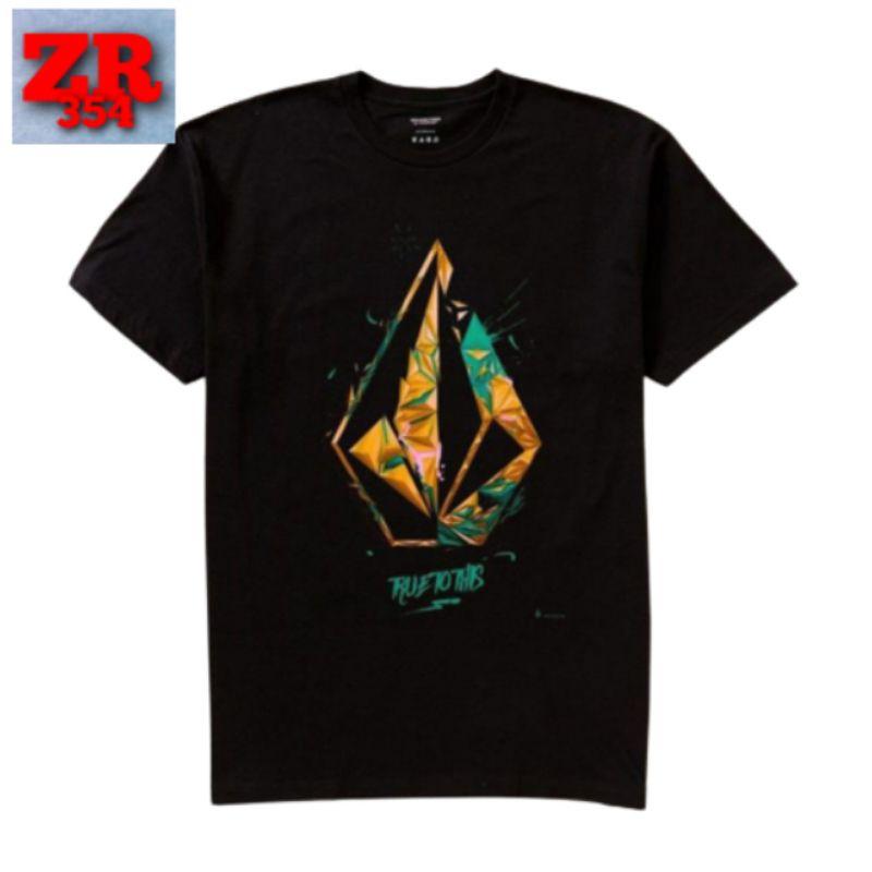 Kaos VOLCOM / Baju VOLCOM Distro / T-Shirt Anak Dewasa Pria Wanita UNISEX / Kaos OVERSIZE Lokal / rap tee / regular fit Fashion 0
