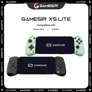 GameSir X5 Lite Type-C Mobile Gaming Controller, Compatible with Android & iOS devices with Anti-drift Hall Effect Sticks