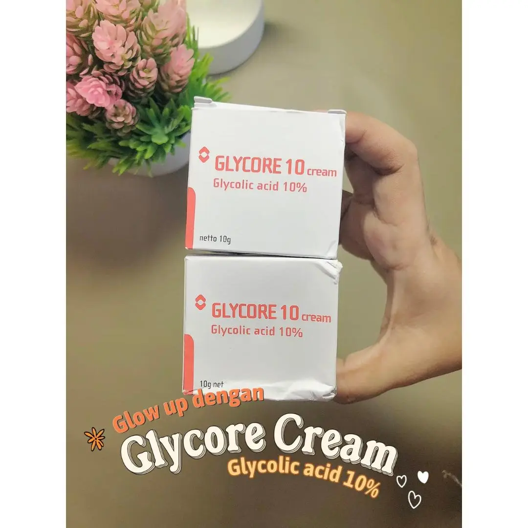 Cream Glycore 10% untuk Perawatan Kulit 10 Gram - Glycolic acid 10%