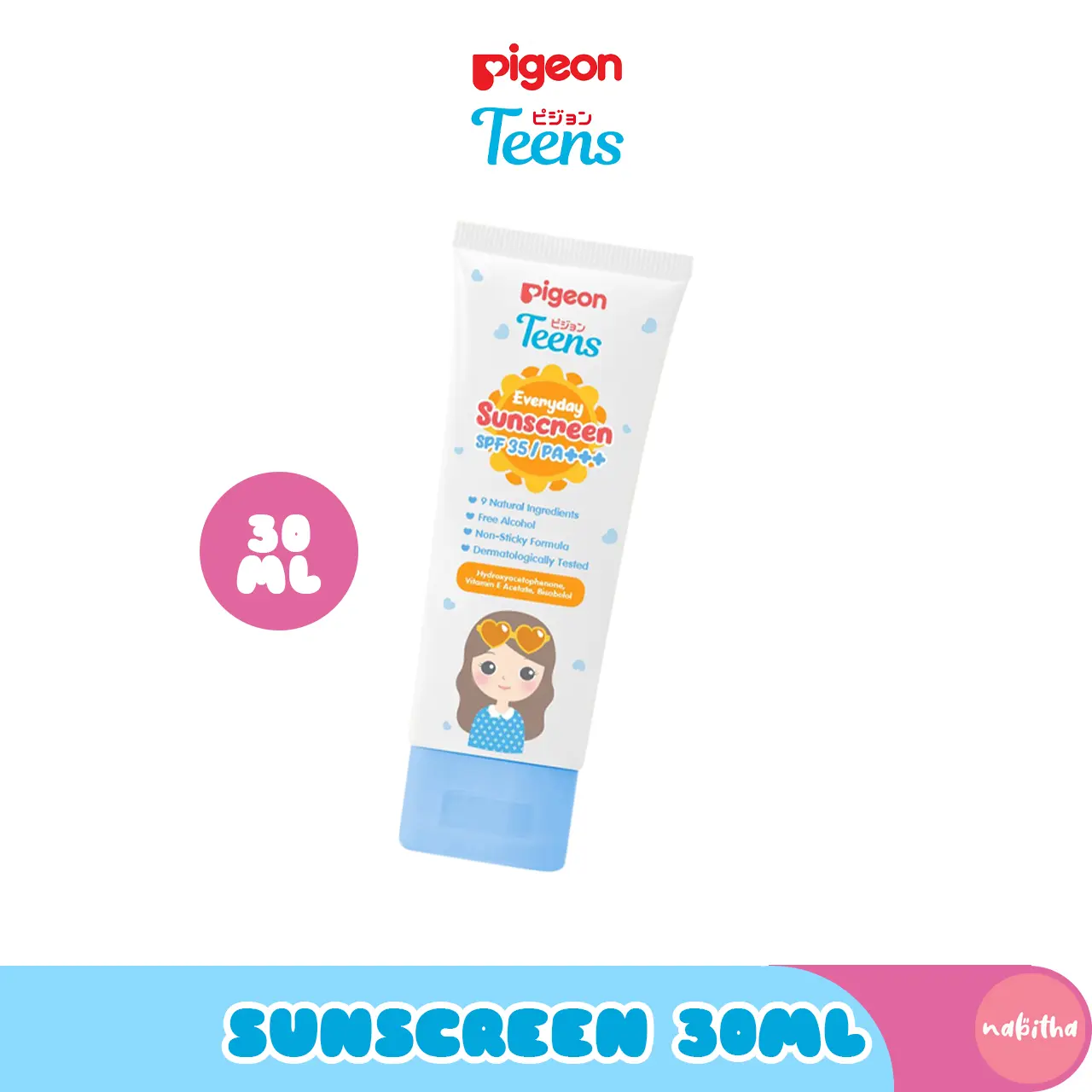PIGEON TEENS Everyday Sunscreen SPF 35/PA+++ 30ml