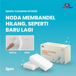 Home Guard Magic Cleaning Sponge / Spons Ajaib / Spons Serbaguna (1 Box isi 2 Pcs)
