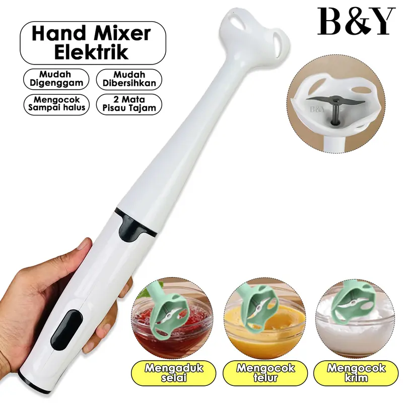 Hand Mixer Elektrik / Kocokan Telor kopi /Stick Blender/Mixer Tangan 3