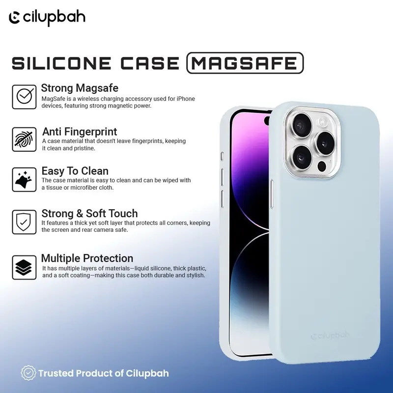 (1) CILUPBAH Silicone Magsafe Case for iPhone 11 12 13 14 15 16 Plus Pro Max 1