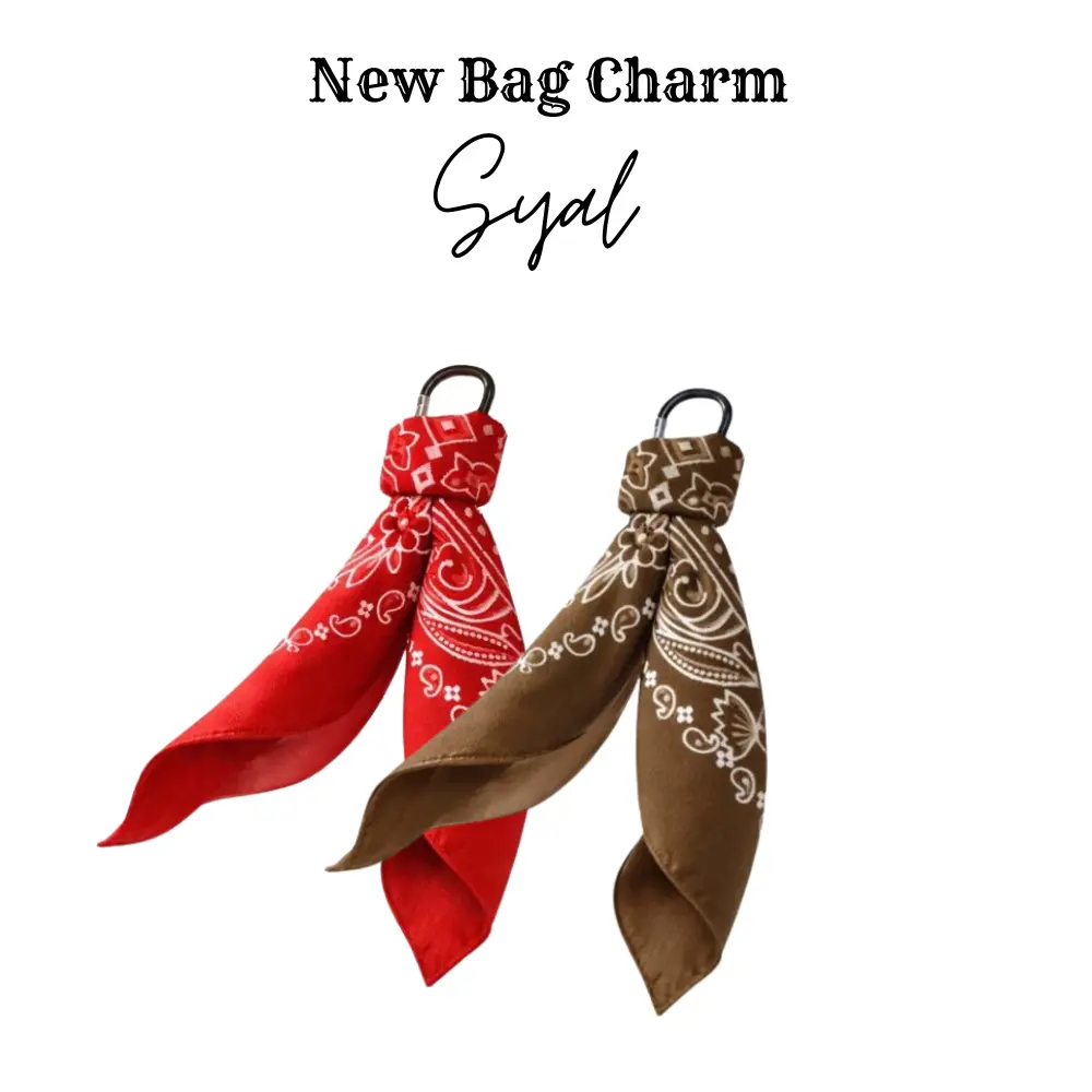 TAPAXCO Keychain Handmade Syal Bag Charm Kalcer Kasual Lokal Original