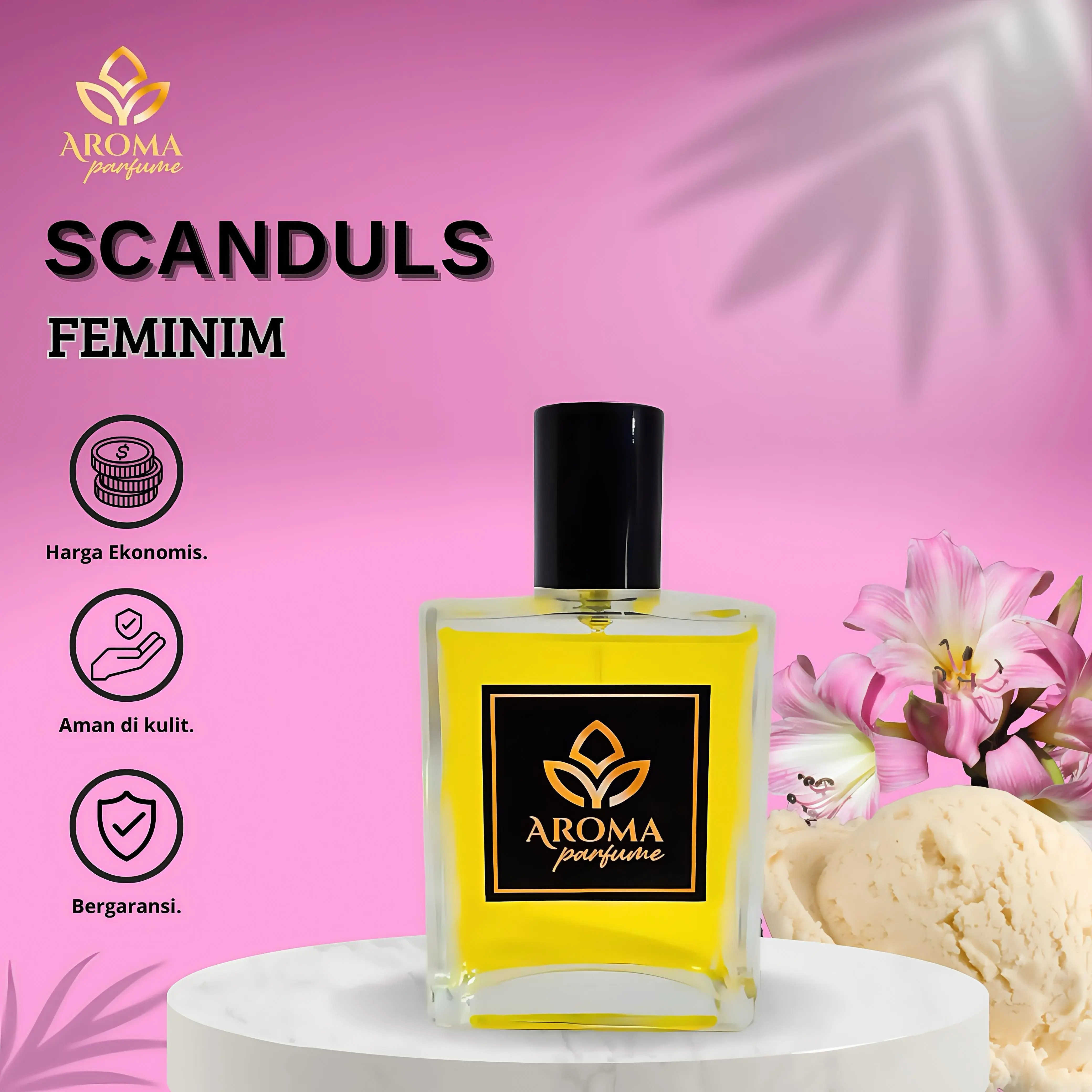 Aroma Parfum VeeS SKAND4L Perfume Wanita Soft Sweet Sexy