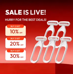 Let Me [LEBARAN SALE] Persiapan Ramadhan Untuk Tampil Maksimal Painless Hair Removal - Body Razor Pisau Cukur Bulu Kaki Jenggot Multifungsi LM-AGB2005 [A]