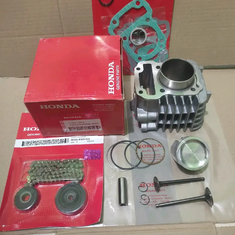 Blok seher KWB komplit klep set+rantai keteng Honda Blade/Revo 110/Revo absolut 0