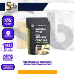 NATURAL WHE ALAMON GO ALBUMIN CURCUMA DAN TEMULAWAK