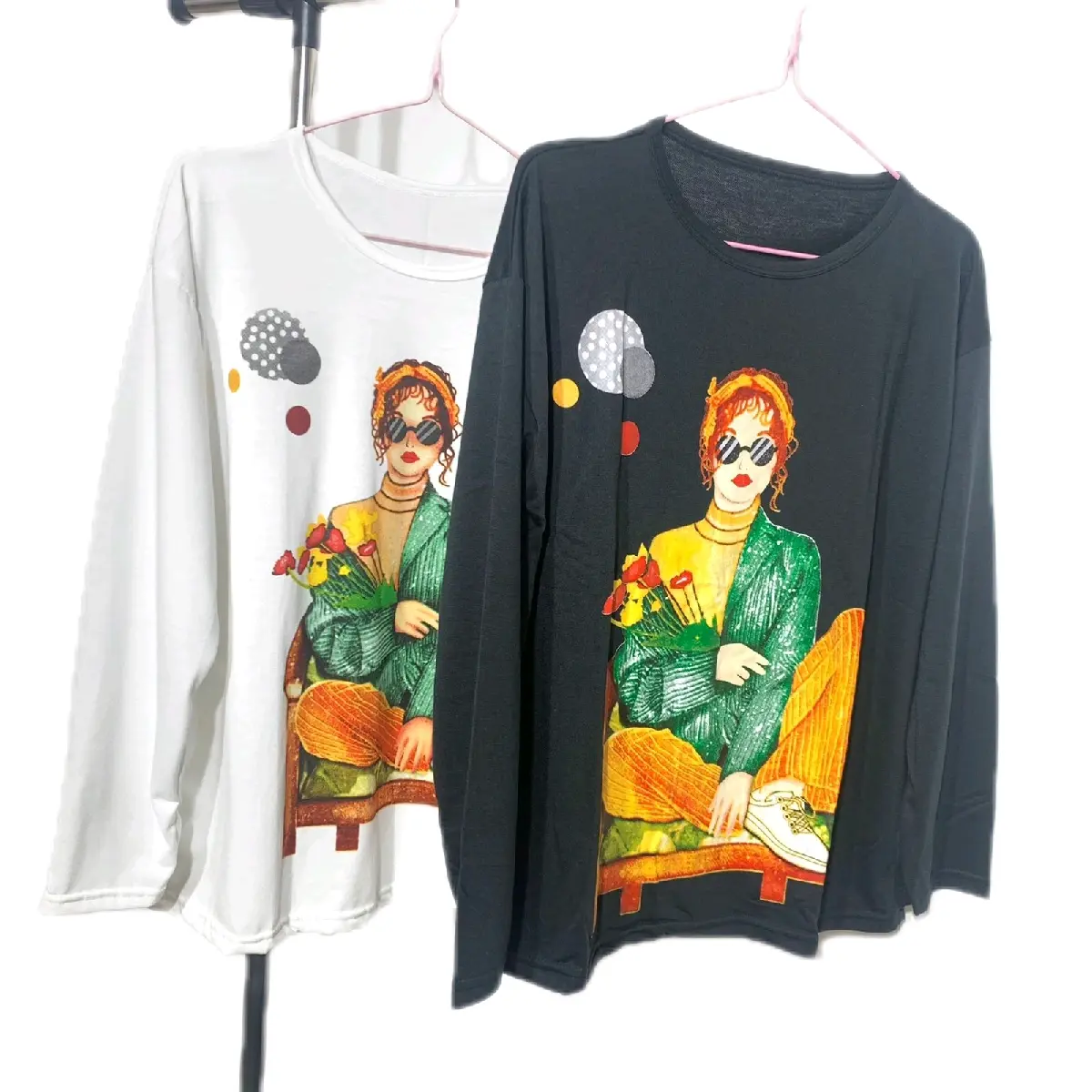 Atasan Wanita lengan panjang sassy girl kaos kekinian viral oversize wanita Baju Sweater Nyaman