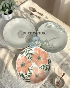 PIRING MOTIF JEPANG SATUAN COCOK UNTUK TEMPAT SAYUR BUAH MURAH