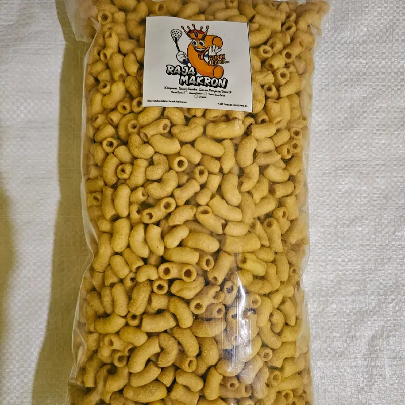 1 BAL MAKARONI KRES BANTAT RASA JAGUNG BAKAR KEMASAN 1 Kg Asin Kuning Makaroni Snack   Makanan Food Cemilan 4